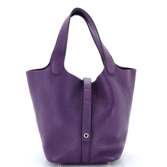 Hermes Picotin Lock Bag Clemence PM