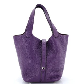 Hermes Picotin Lock Bag Clemence PM