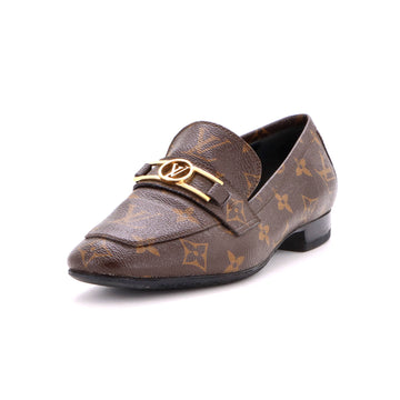Louis Vuitton Women's Upper Case Flat Loafers Monogram Canvas