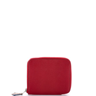 Hermes Azap Zip Around Wallet Silk'in Epsom Compact