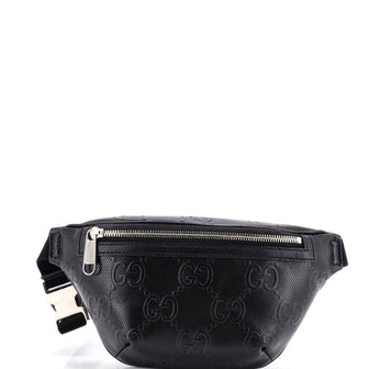 Gucci Belt Bag GG Embossed Perforated Leather Small