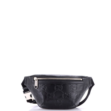 Gucci Belt Bag GG Embossed Perforated Leather Small