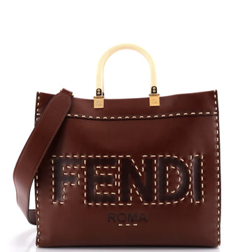 Fendi Sunshine Shopper Tote Leather Medium