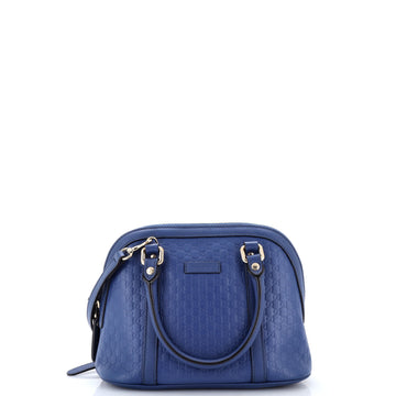 Gucci Convertible Dome Satchel Microguccissima Leather Mini