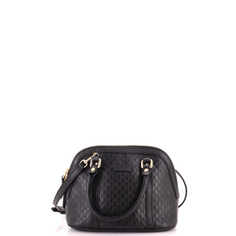 Gucci Convertible Dome Satchel Microguccissima Leather Mini