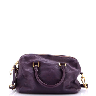Louis Vuitton Speedy Bandouliere Bag Monogram Empreinte Leather 25