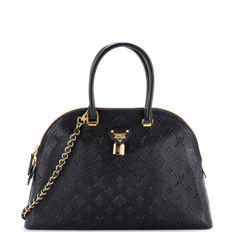 Louis Vuitton Moon Alma Bag Embossed Monogram Midnight Canvas