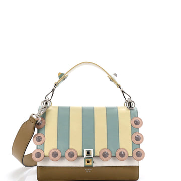 Fendi Eyelet Kan I Bag Leather Medium