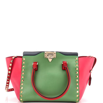 Valentino Garavani Rockstud Tote Rigid Leather Small