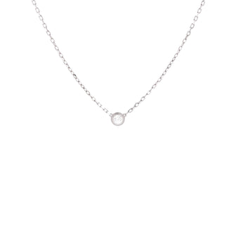 Cartier Cartier D'Amour Pendant Necklace 18K White Gold with Diamond Small