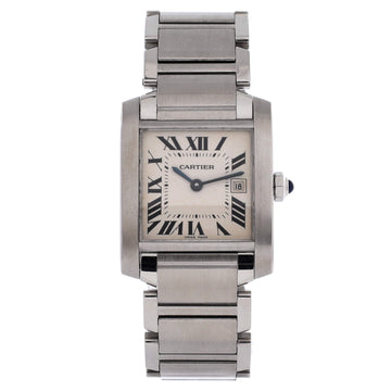 Cartier Tank Francaise Quartz Watch Stainless Steel 25