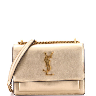 Saint Laurent Sunset Crossbody Bag Leather Small
