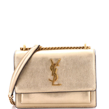 Saint Laurent Sunset Crossbody Bag Leather Small