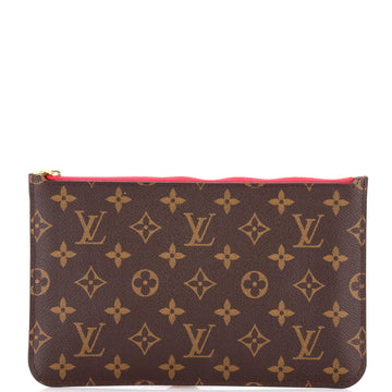 Louis Vuitton Neverfull Pochette Monogram Canvas Large