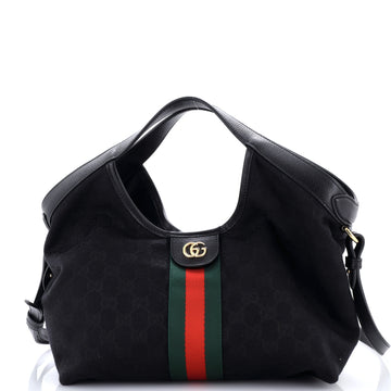 Gucci Giglio Tote GG Canvas Small