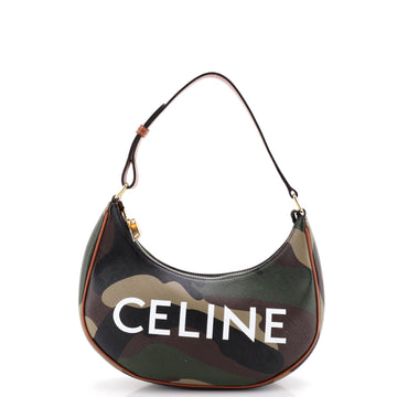 Celine Ava Bag Camouflage Coated Canvas
