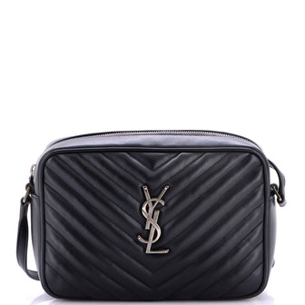 Saint Laurent Lou Camera Bag Matelasse Chevron Leather Small