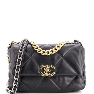 Chanel 19 Flap Bag Quilted Leather Medium