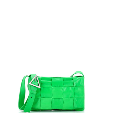 Bottega Veneta Cassette Crossbody Bag Maxi Intrecciato Leather