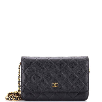 Chanel Wallet on Chain Quilted Caviar