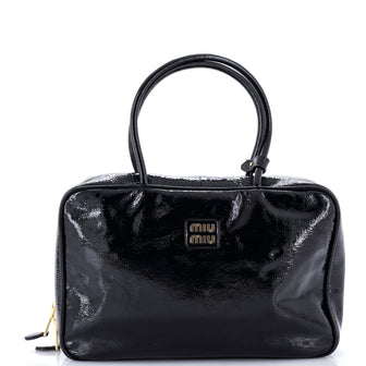 Miu Miu Beau Top Handle Bag Patent Large