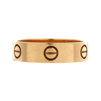 Cartier Love Band Ring 18K Yellow Gold
