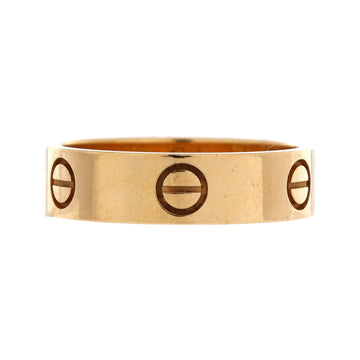 Cartier Love Band Ring 18K Yellow Gold