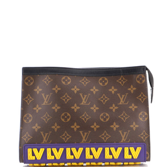 Louis Vuitton Pochette Voyage Limited Edition LV Rubber Monogram Canvas MM