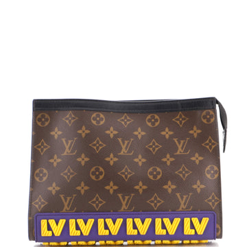 Louis Vuitton Pochette Voyage Limited Edition LV Rubber Monogram Canvas MM