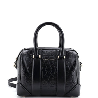Givenchy Lucrezia Duffle Bag Embossed Leather Micro