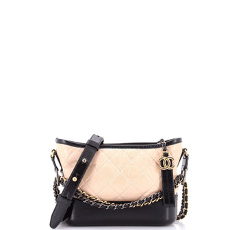 Chanel Gabrielle Hobo Quilted Aged Calfskin Small