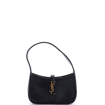 Saint Laurent Le 5 a 7 Hobo Leather Mini