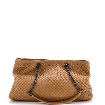 Bottega Veneta Double Chain Tote Intrecciato Nappa Large