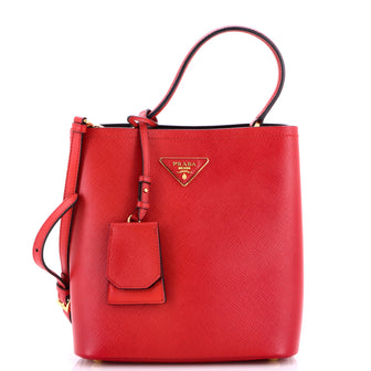 Prada Panier Bucket Bag Saffiano Leather Medium