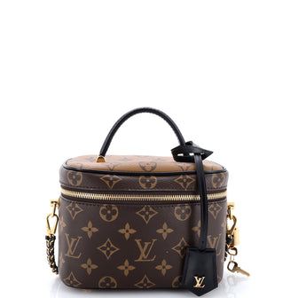Louis Vuitton Vanity Handbag Reverse Monogram Canvas PM