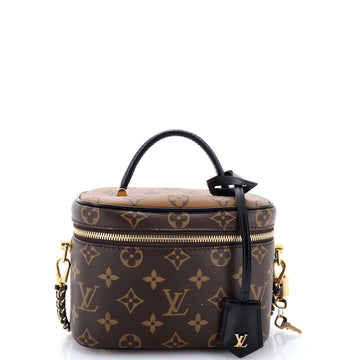 Louis Vuitton Vanity Handbag Reverse Monogram Canvas PM