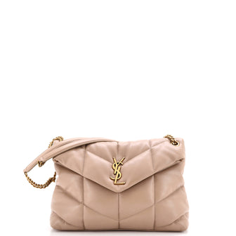 Saint Laurent Loulou Puffer Shoulder Bag Quilted Leather Medium
