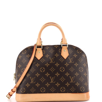 Louis Vuitton Alma Handbag Monogram Canvas PM