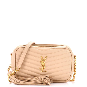 Saint Laurent Lou Camera Bag Matelasse Chevron Leather Mini