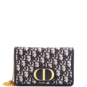 Christian Dior 30 Montaigne 2-in-1 Pouch Oblique Canvas