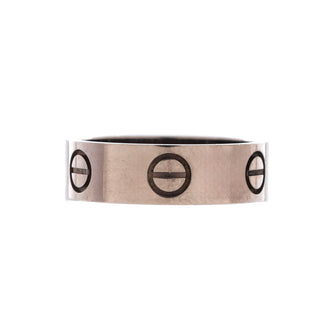 Cartier Love Band Ring 18K White Gold