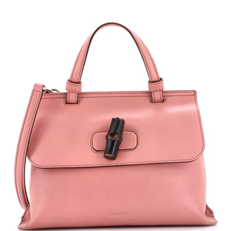 Gucci Bamboo Daily Top Handle Bag Leather Small