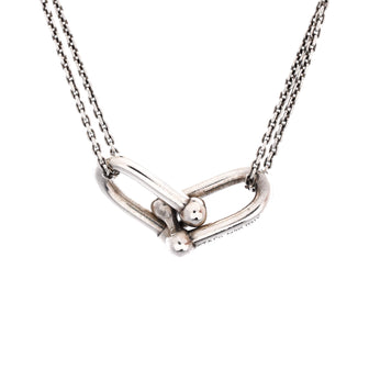Tiffany & Co. HardWear Double Link Pendant Necklace Sterling Silver