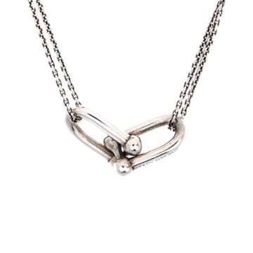 Tiffany & Co. HardWear Double Link Pendant Necklace Sterling Silver