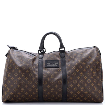Louis Vuitton Waterproof Keepall Bandouliere Bag Monogram Canvas 55