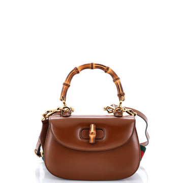 Gucci Bamboo 1947 Top Handle Bag Leather Small