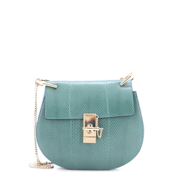 Chloe Drew Crossbody Bag Python Small