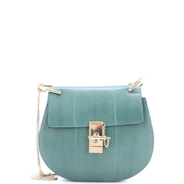 Chloe Drew Crossbody Bag Python Small