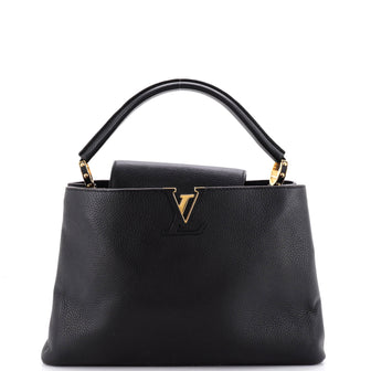 Louis Vuitton Capucines Bag Leather MM
