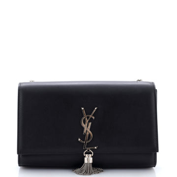 Saint Laurent Classic Monogram Tassel Crossbody Bag Leather Medium